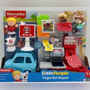 Fisher-Price Little People Target Run Playset - Blue and Red